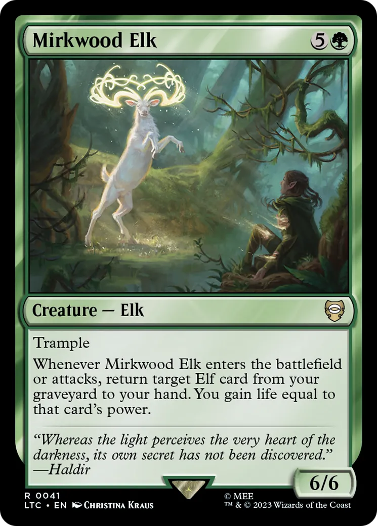 Mirkwood Elk — Tales of Middle-earth Commander — Magic: The Gathering