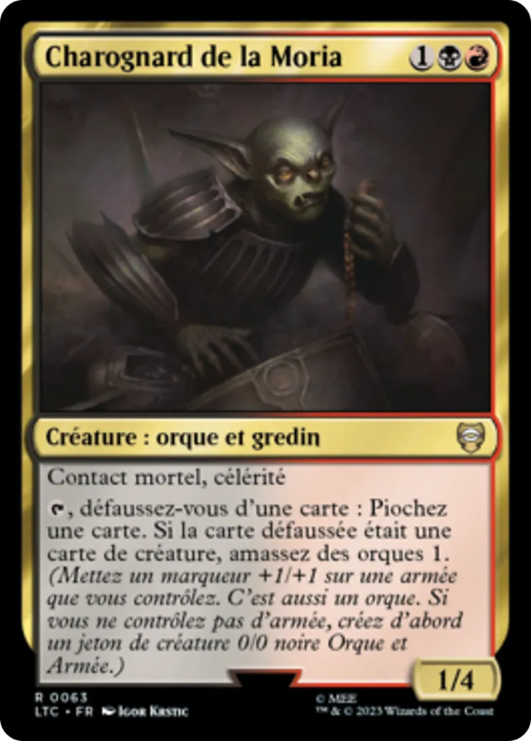 Charognard de la Moria — Tales of Middle-earth Commander — Magic: The Gathering
