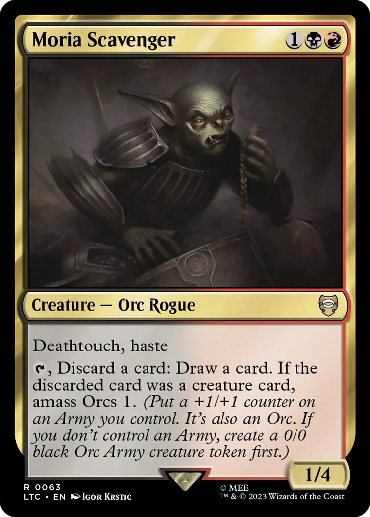 Moria Scavenger — Tales of Middle-earth Commander — Magic: The Gathering