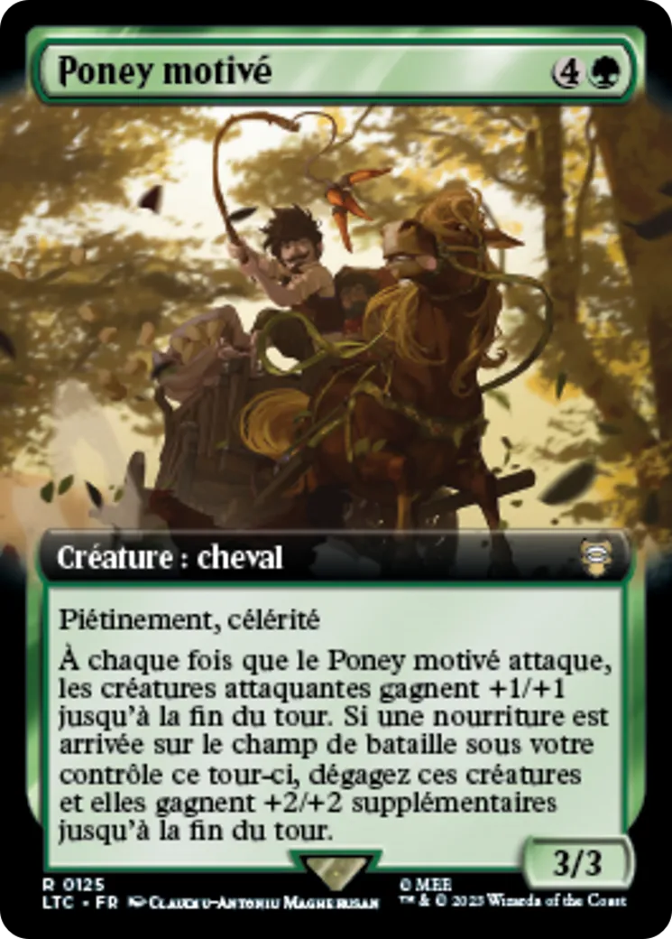 Poney motivé — Tales of Middle-earth Commander — Magic: The Gathering