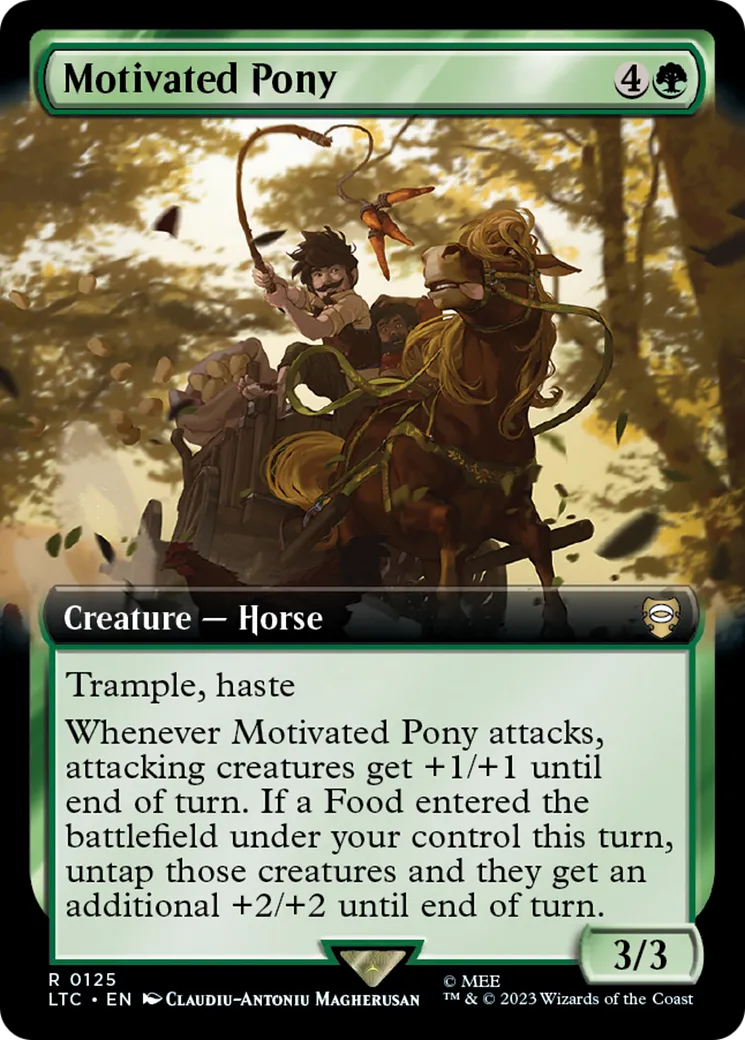Motivated Pony — Tales of Middle-earth Commander — Magic: The Gathering