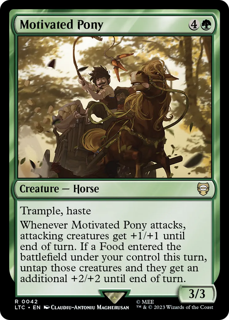 Motivated Pony — Tales of Middle-earth Commander — Magic: The Gathering