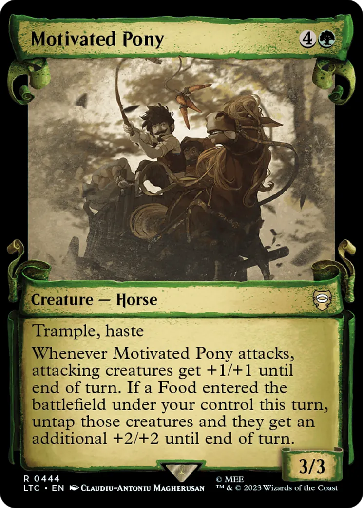 Poney motivé — Tales of Middle-earth Commander — Magic: The Gathering