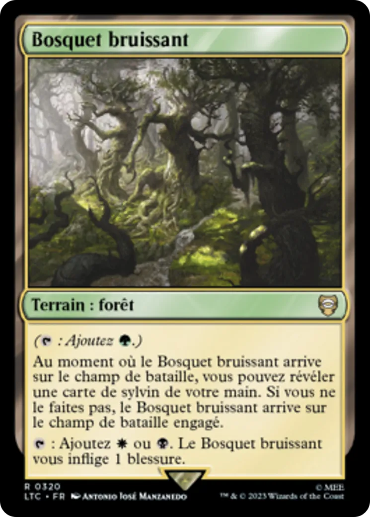 Bosquet bruissant — Tales of Middle-earth Commander — Magic: The Gathering