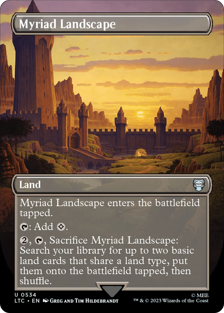 Myriad Landscape — Tales of Middle-earth Commander — Magic: The Gathering