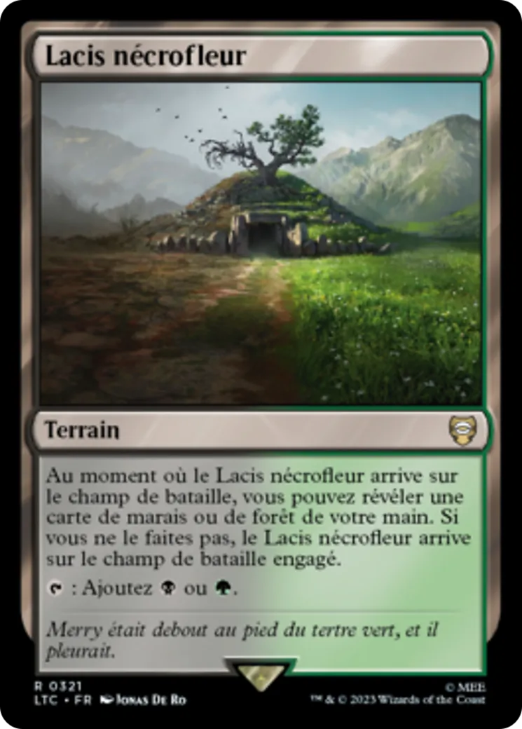 Lacis nécrofleur — Tales of Middle-earth Commander — Magic: The Gathering