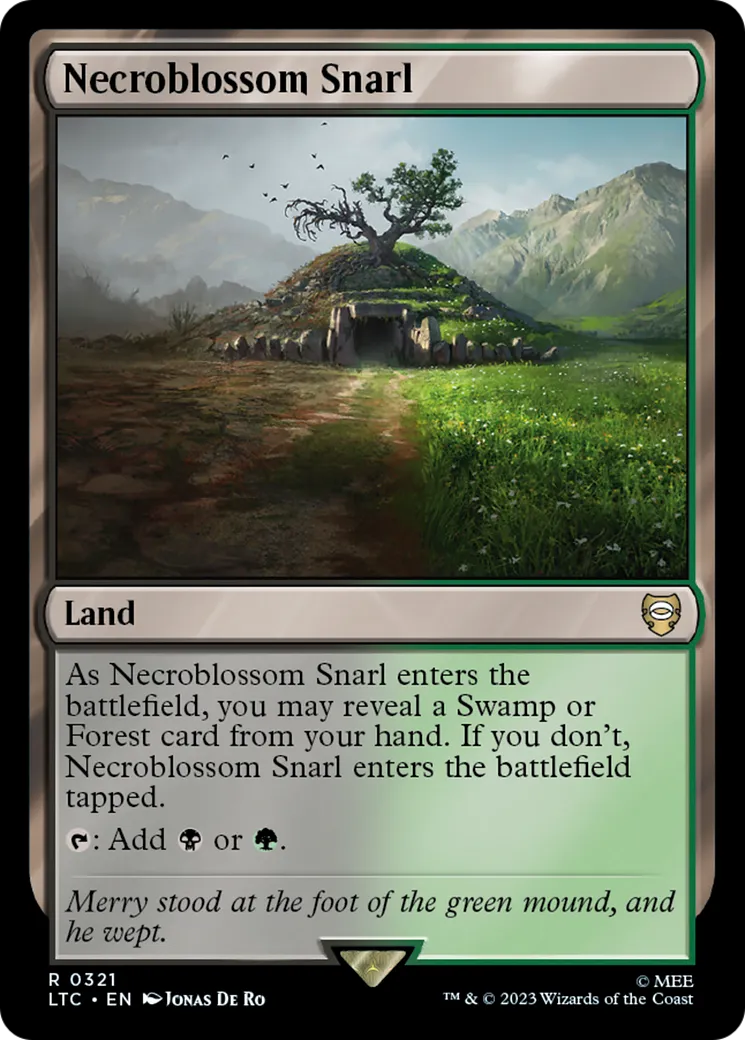 Necroblossom Snarl — Tales of Middle-earth Commander — Magic: The Gathering