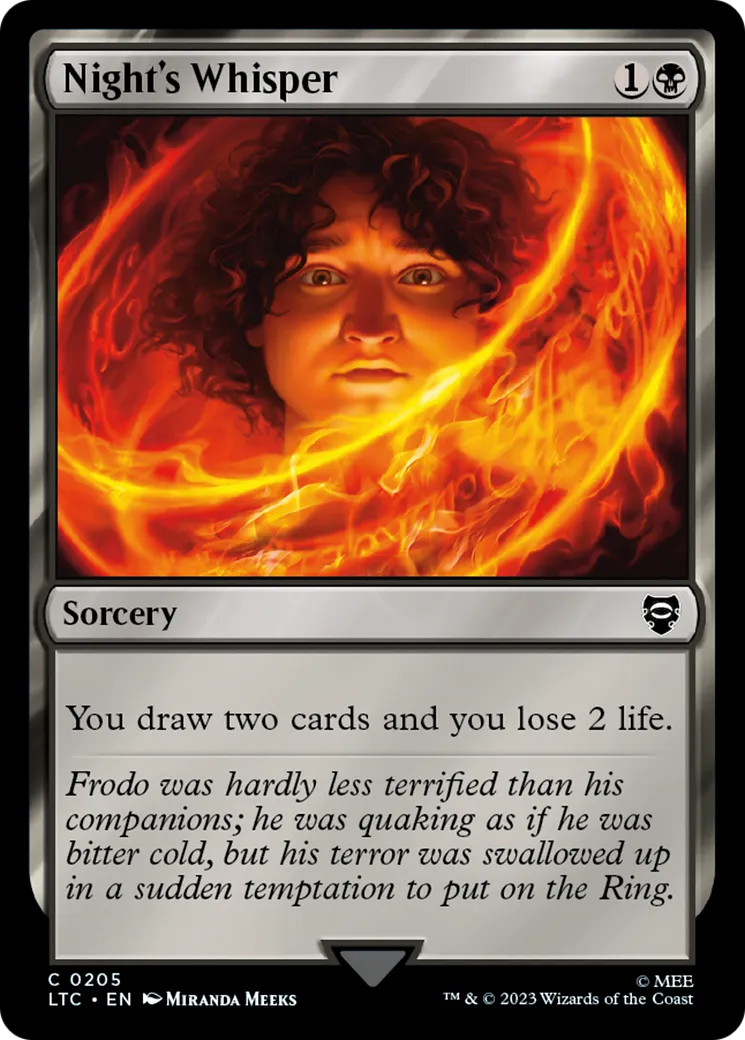 Night's Whisper — Tales of Middle-earth Commander — Magic: The Gathering