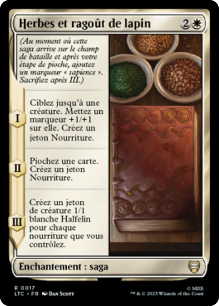 Herbes et ragoût de lapin — Tales of Middle-earth Commander — Magic: The Gathering