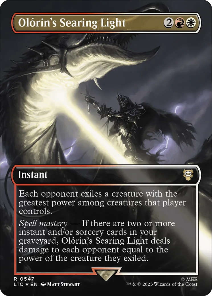 Olórin's Searing Light — Tales of Middle-earth Commander — Magic: The Gathering
