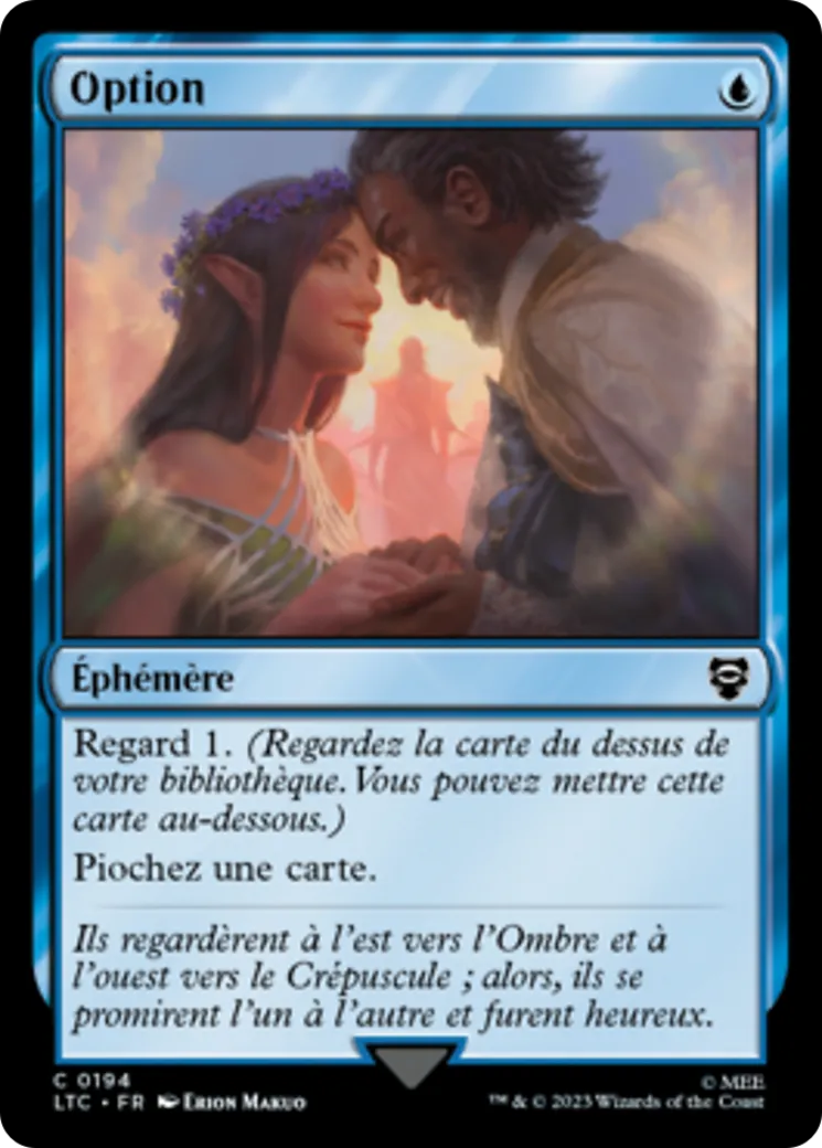 Option — Tales of Middle-earth Commander — Magic: The Gathering