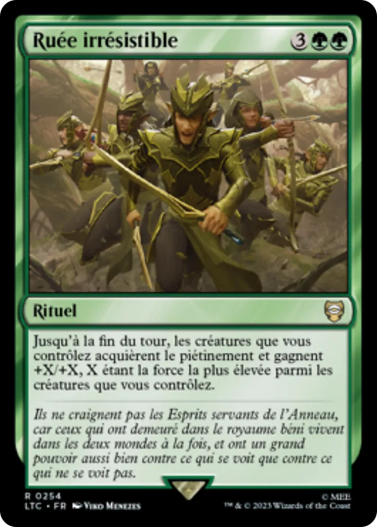 Ruée irrésistible — Tales of Middle-earth Commander — Magic: The Gathering