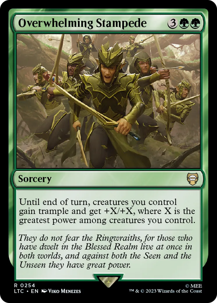 Overwhelming Stampede — Tales of Middle-earth Commander — Magic: The Gathering
