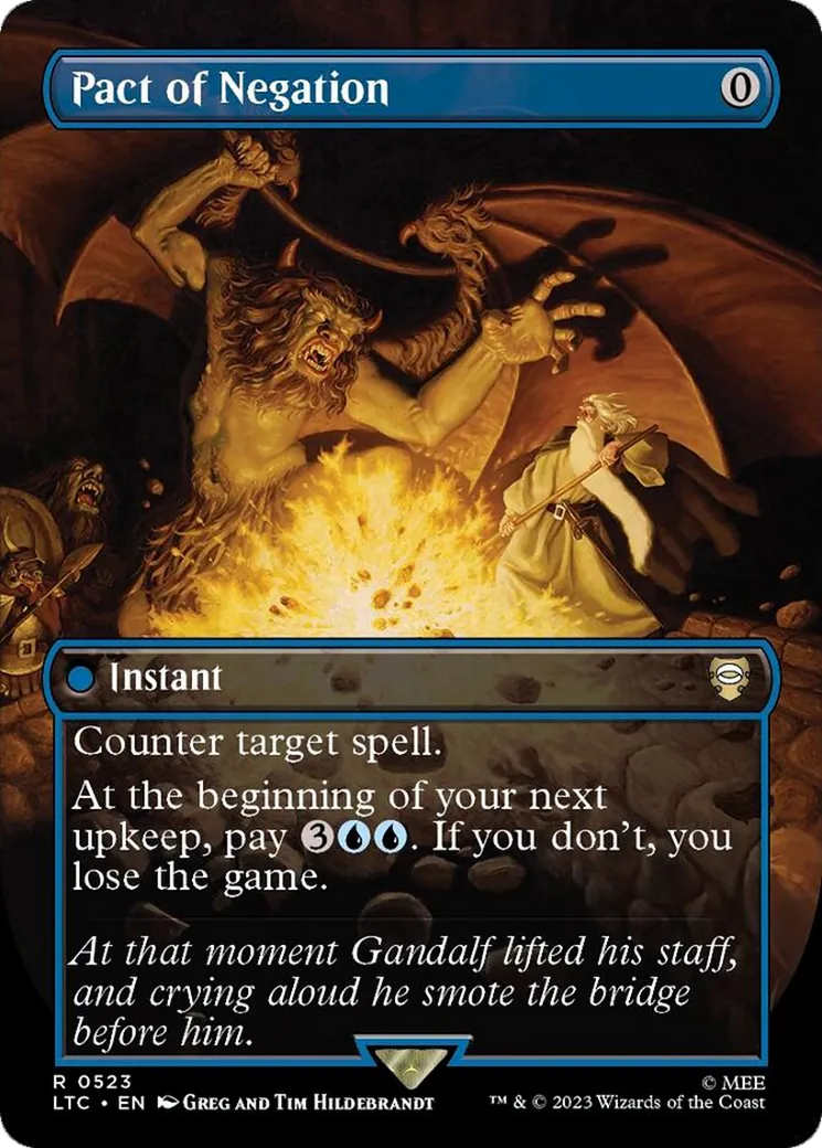 Pacte de négation — Tales of Middle-earth Commander — Magic: The Gathering