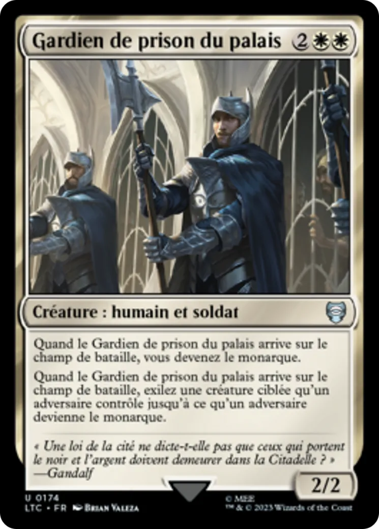 Gardien de prison du palais — Tales of Middle-earth Commander — Magic: The Gathering