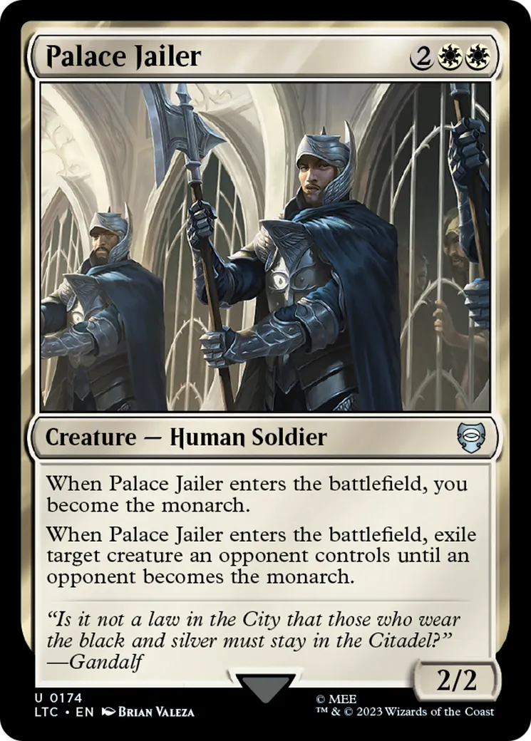 Palace Jailer — Tales of Middle-earth Commander — Magic: The Gathering