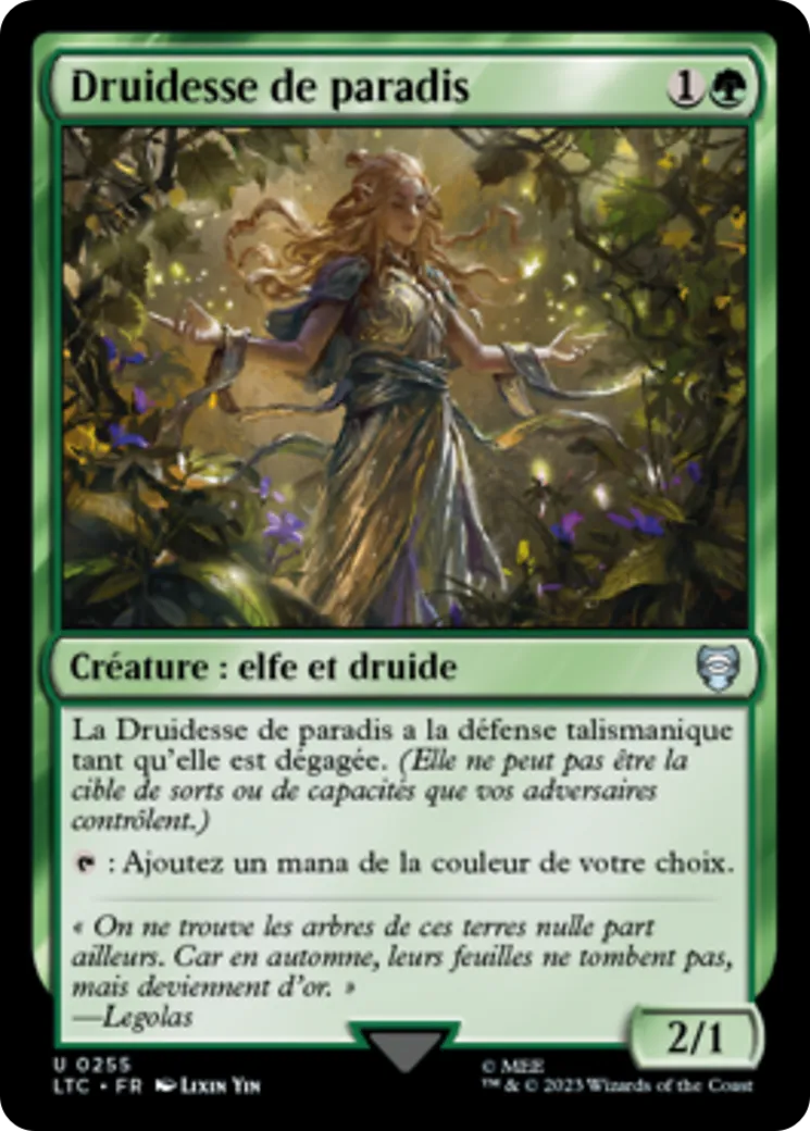 Druidesse de paradis — Tales of Middle-earth Commander — Magic: The Gathering
