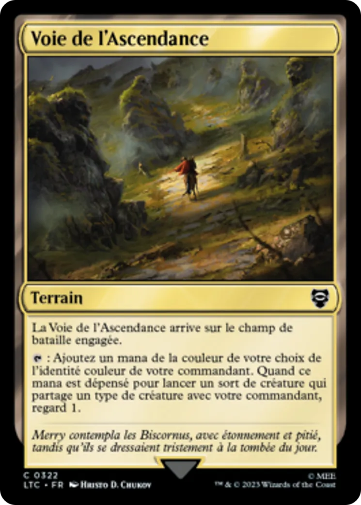 Voie de l'Ascendance — Tales of Middle-earth Commander — Magic: The Gathering