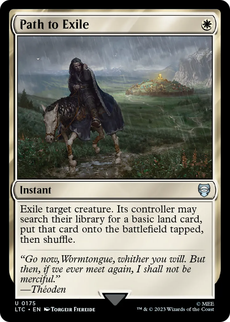 Path to Exile — Tales of Middle-earth Commander — Magic: The Gathering