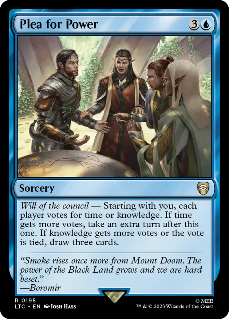 Plea for Power — Tales of Middle-earth Commander — Magic: The Gathering