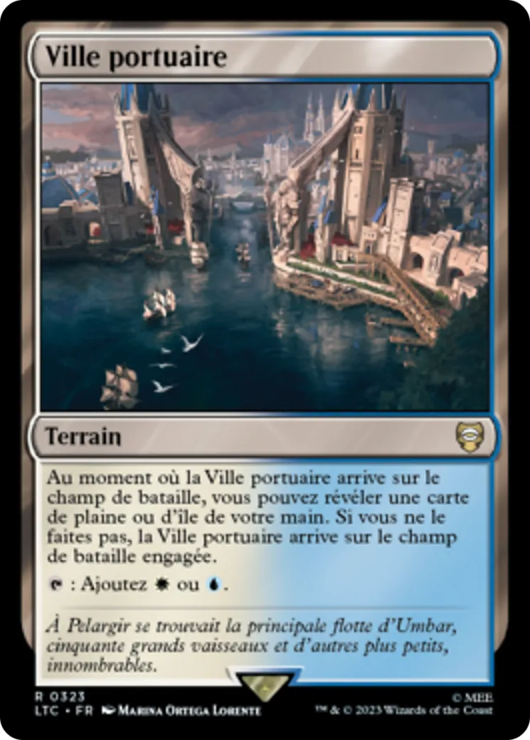 Ville portuaire — Tales of Middle-earth Commander — Magic: The Gathering