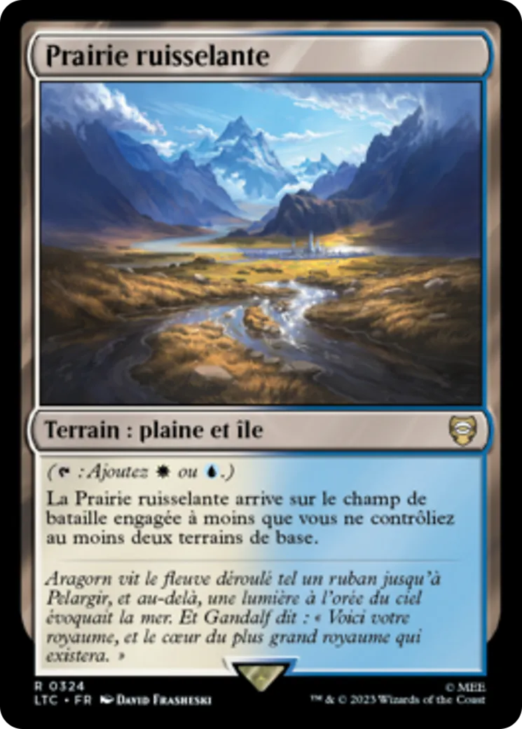 Prairie ruisselante — Tales of Middle-earth Commander — Magic: The Gathering