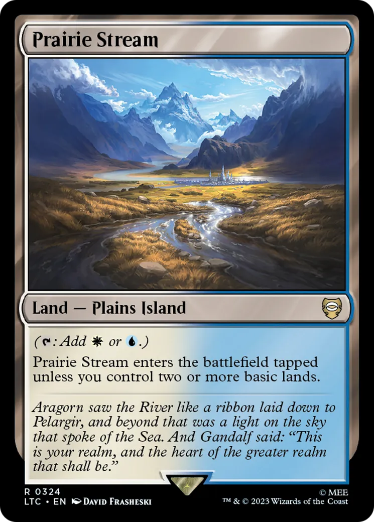 Prairie Stream — Tales of Middle-earth Commander — Magic: The Gathering