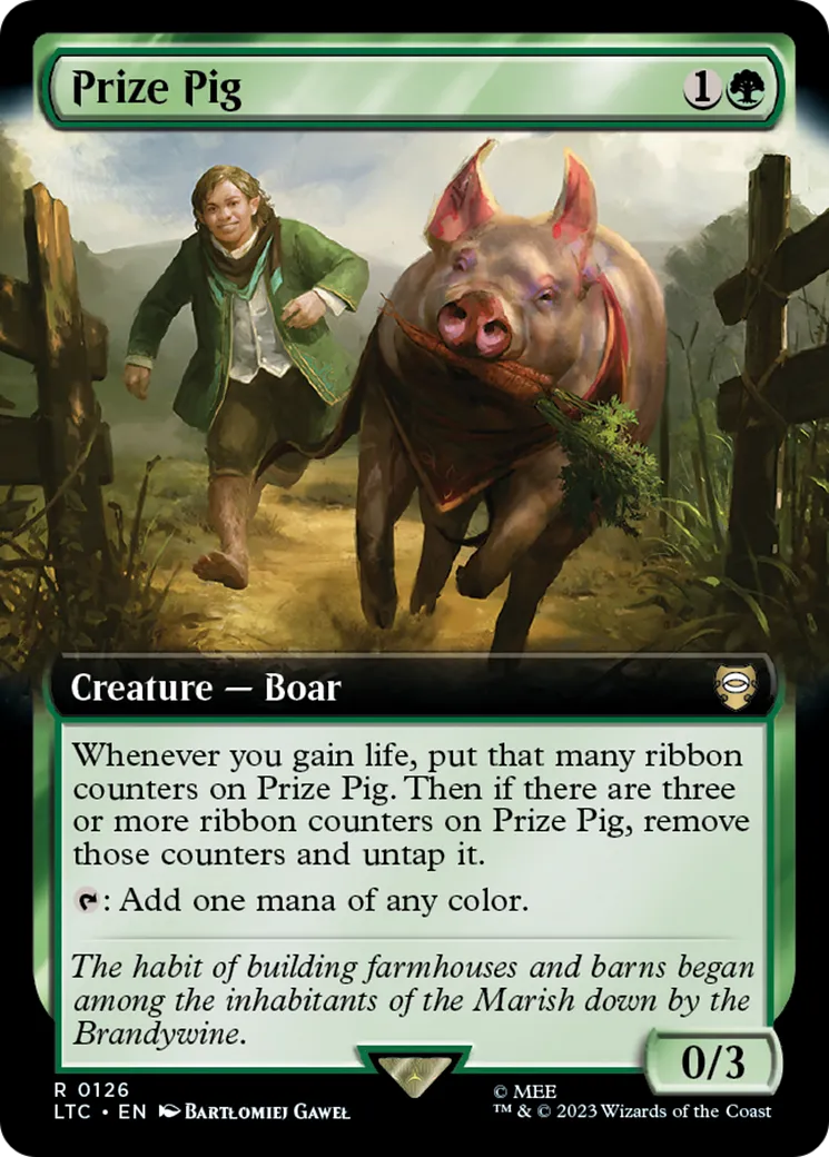 Prize Pig — Tales of Middle-earth Commander — Magic: The Gathering