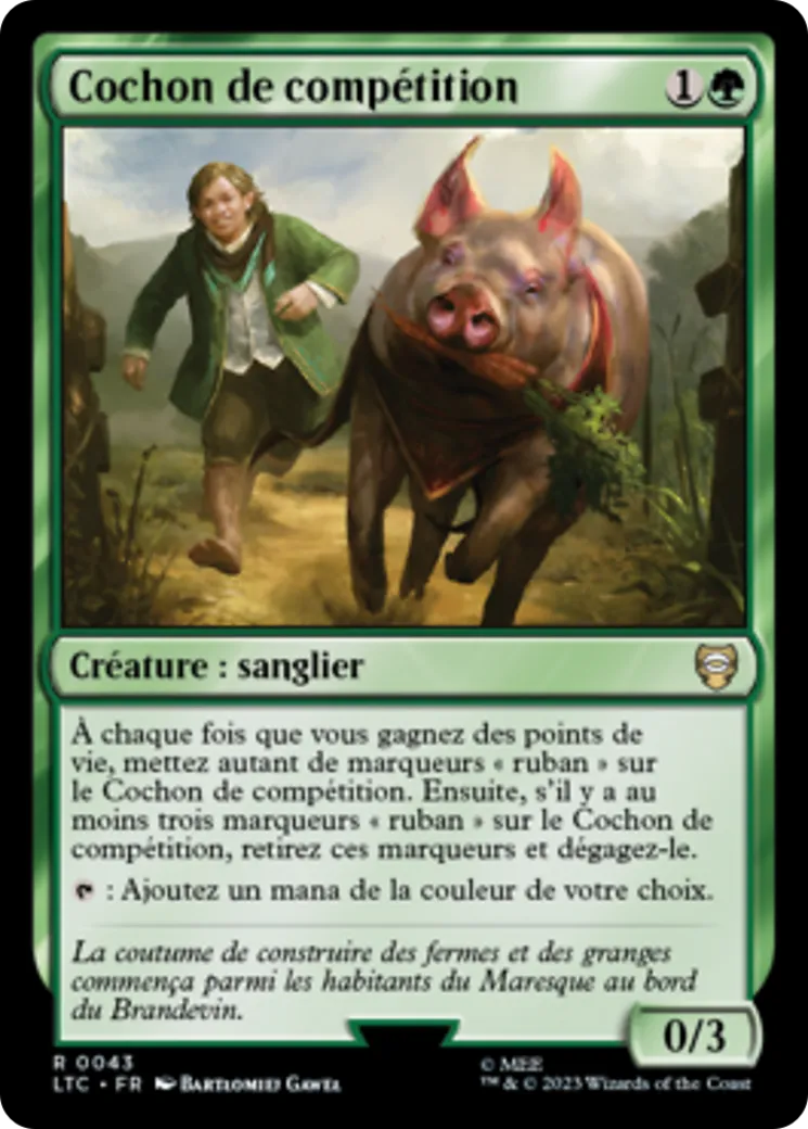 Cochon de compétition — Tales of Middle-earth Commander — Magic: The Gathering