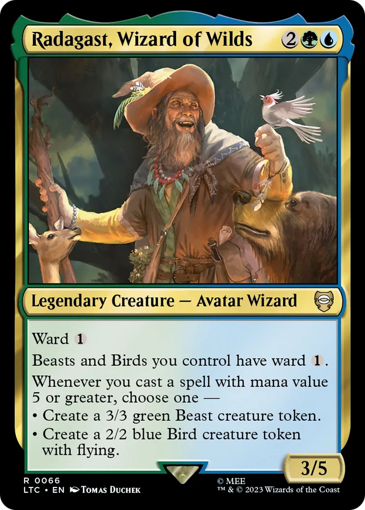 Radagast, Wizard of Wilds — Tales of Middle-earth Commander — Magic: The Gathering