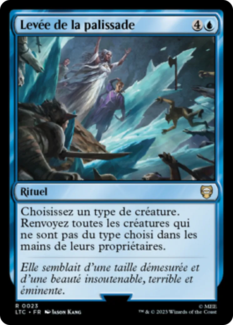 Levée de la palissade — Tales of Middle-earth Commander — Magic: The Gathering