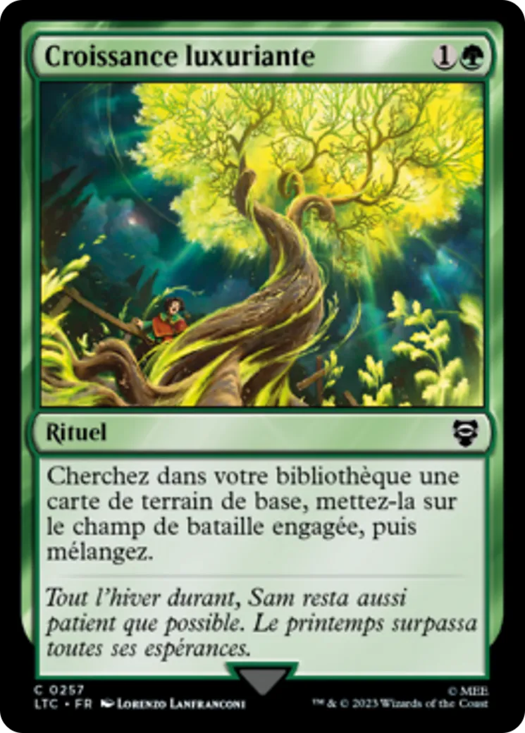 Croissance luxuriante — Tales of Middle-earth Commander — Magic: The Gathering