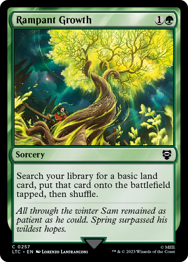 Rampant Growth — Tales of Middle-earth Commander — Magic: The Gathering