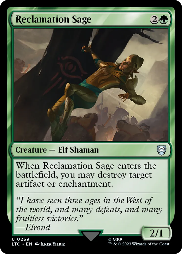 Reclamation Sage — Tales of Middle-earth Commander — Magic: The Gathering