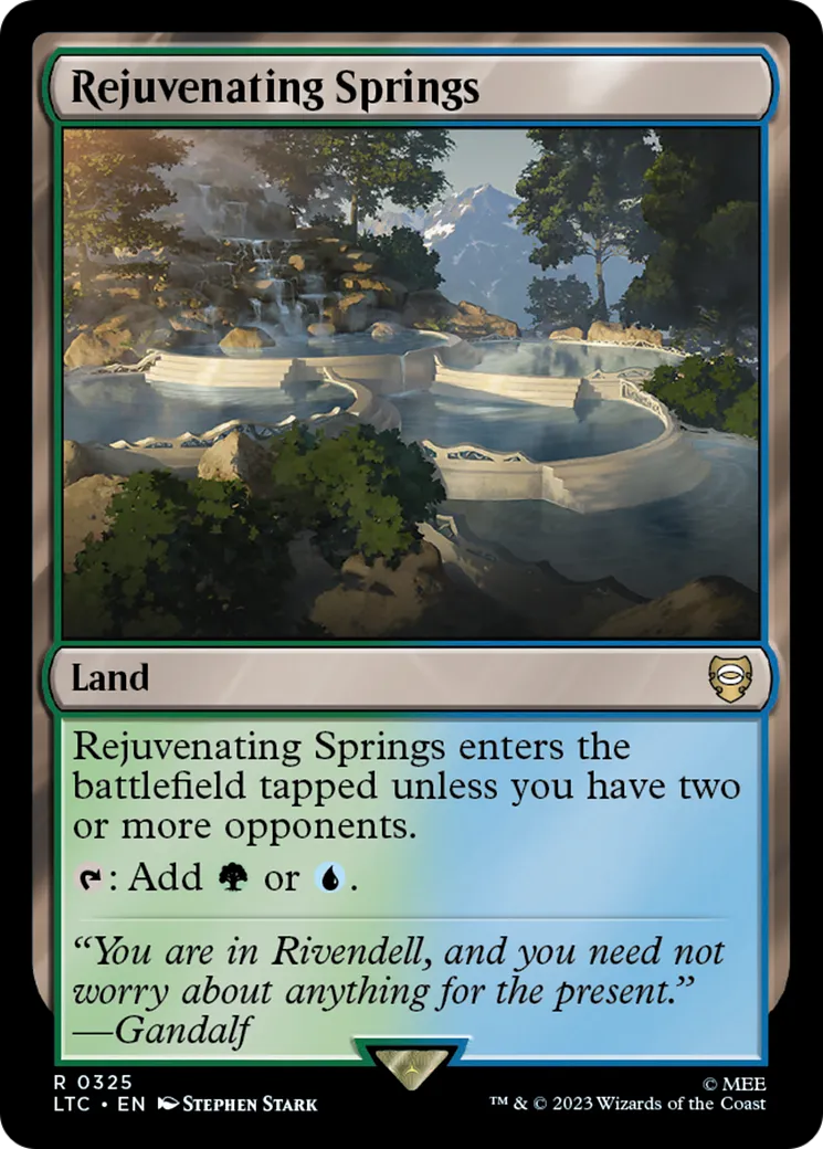 Rejuvenating Springs — Tales of Middle-earth Commander — Magic: The Gathering
