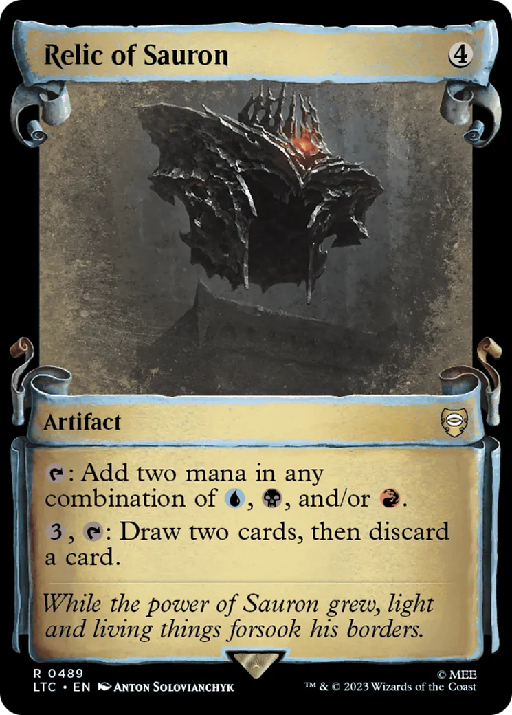 Relique de Sauron — Tales of Middle-earth Commander — Magic: The Gathering