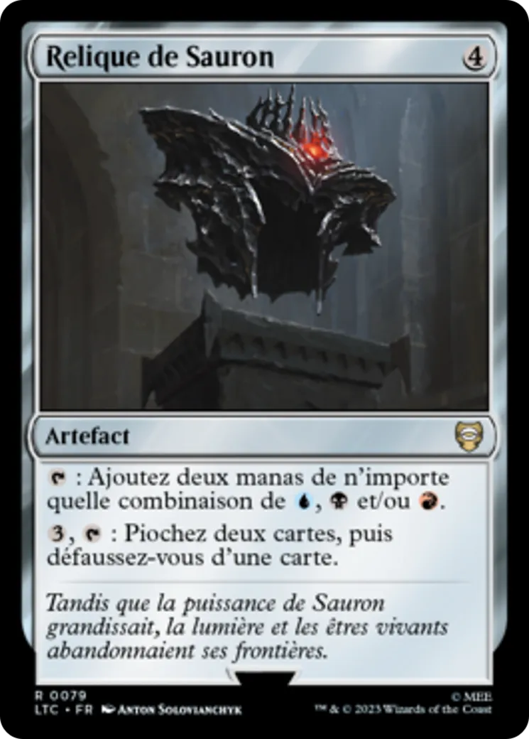 Relique de Sauron — Tales of Middle-earth Commander — Magic: The Gathering