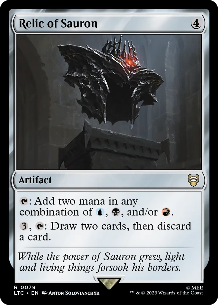 Relic of Sauron — Tales of Middle-earth Commander — Magic: The Gathering