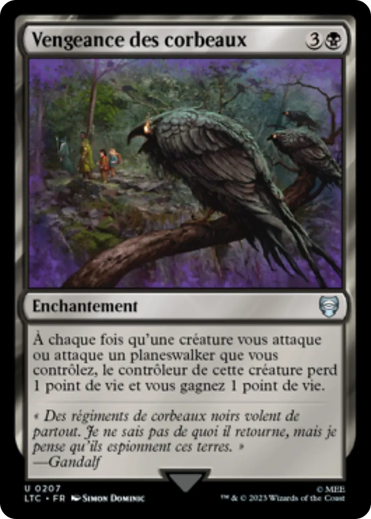 Vengeance des corbeaux — Tales of Middle-earth Commander — Magic: The Gathering