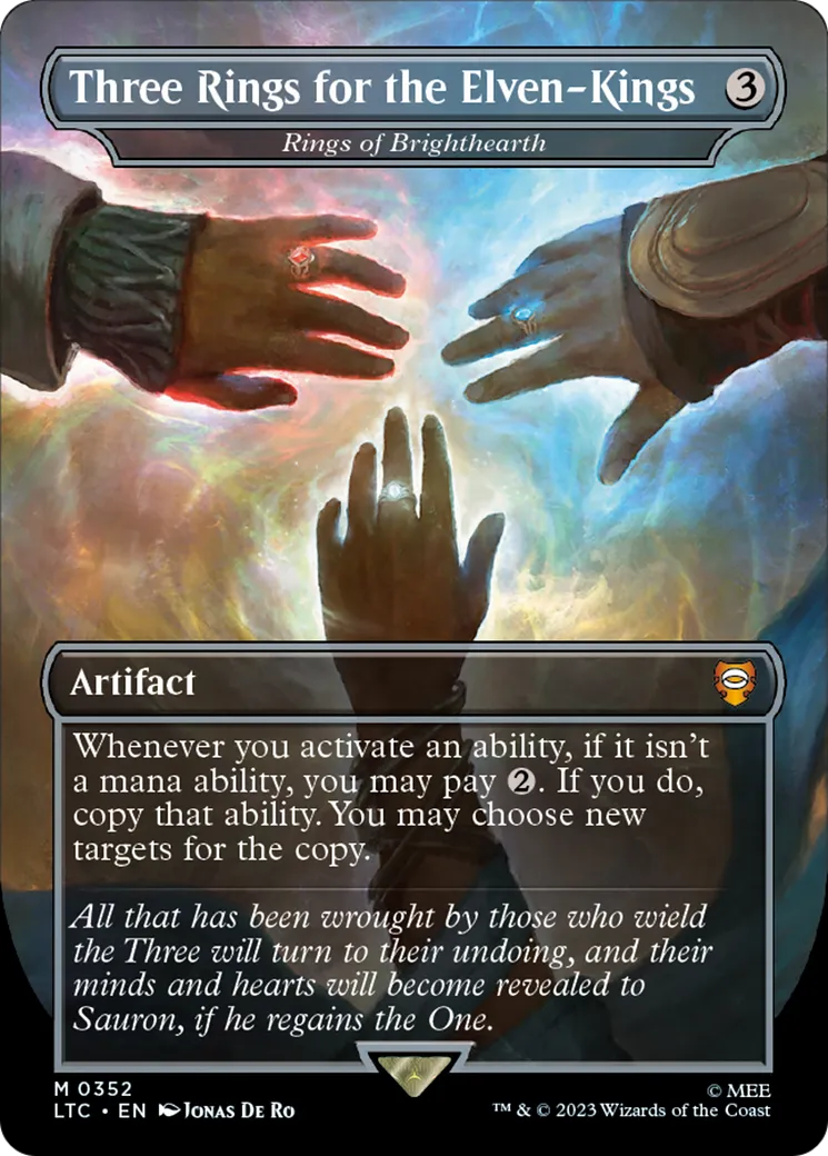 Rings of Brighthearth from Tales of Middle-earth Commander - Magic: The Gathering