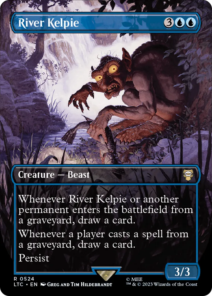 Kelpie des rivières — Tales of Middle-earth Commander — Magic: The Gathering