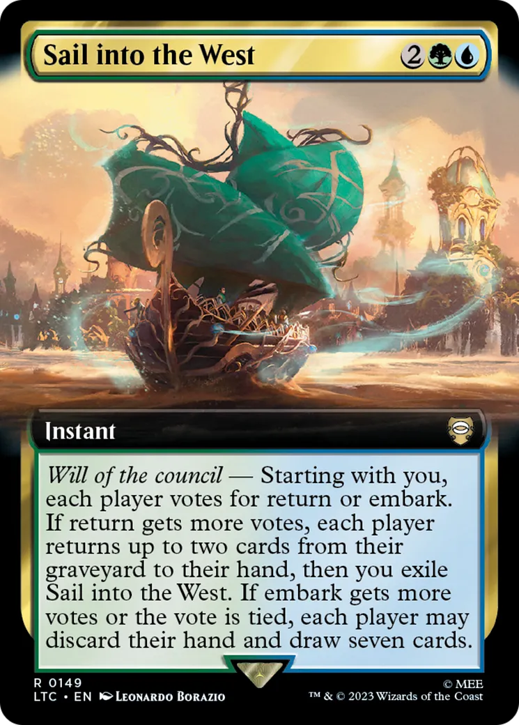 Sail into the West — Tales of Middle-earth Commander — Magic: The Gathering