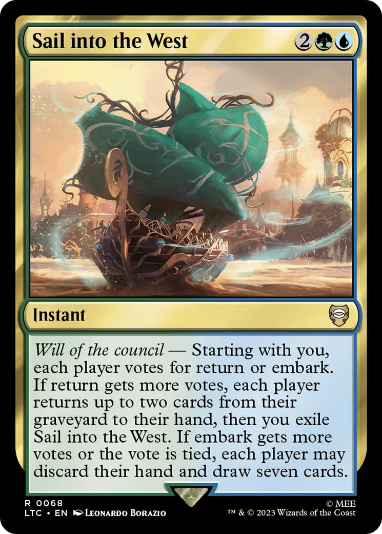 Sail into the West — Tales of Middle-earth Commander — Magic: The Gathering