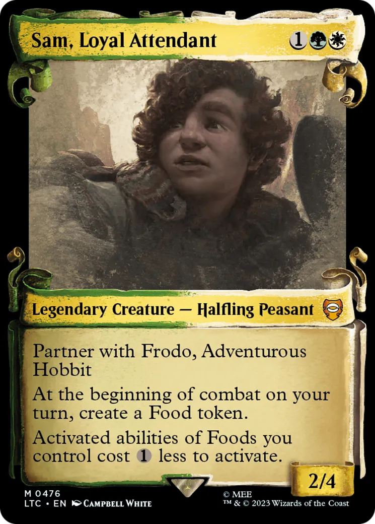 Sam, serviteur loyal — Tales of Middle-earth Commander — Magic: The Gathering