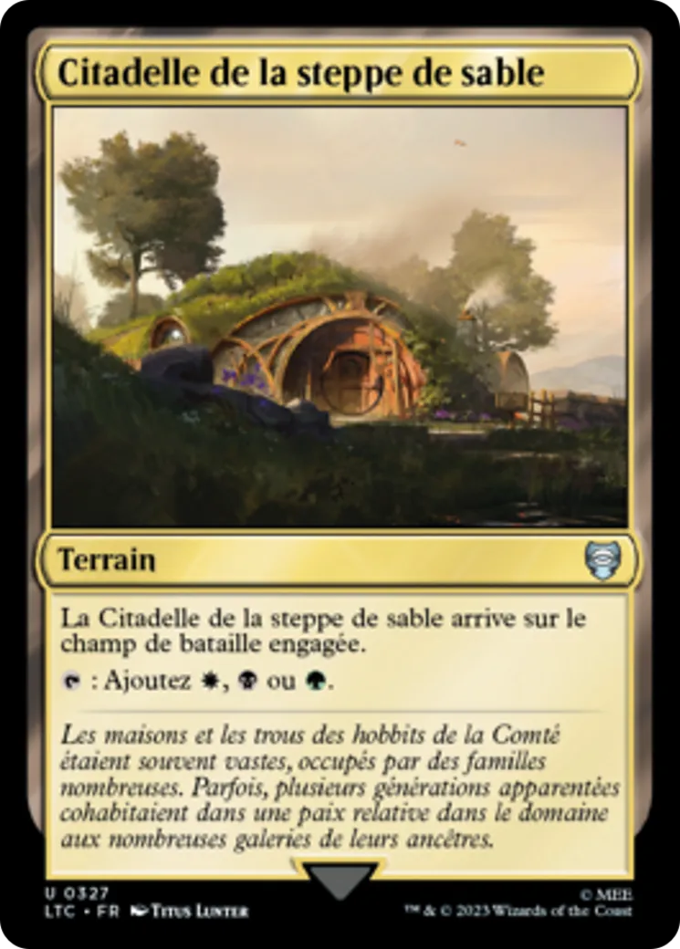 Citadelle de la steppe de sable — Tales of Middle-earth Commander — Magic: The Gathering