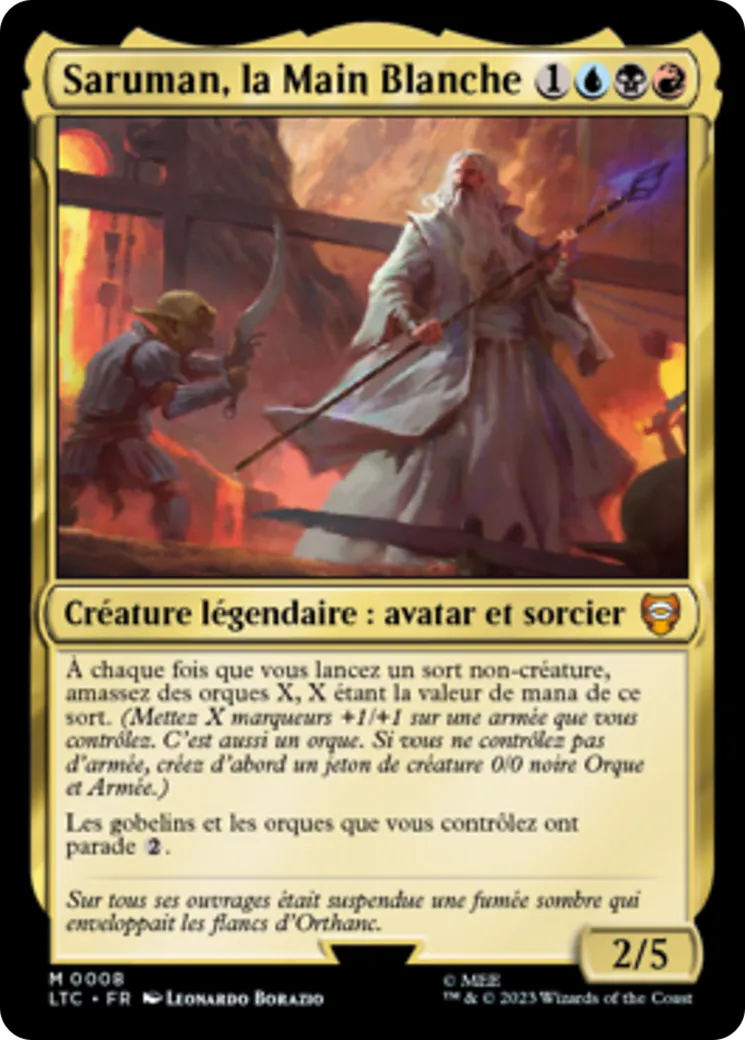 Saruman, la Main Blanche from Tales of Middle-earth Commander - Magic: The Gathering