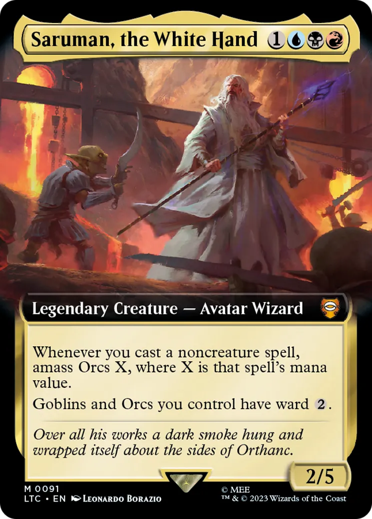 Saruman, the White Hand — Tales of Middle-earth Commander — Magic: The Gathering