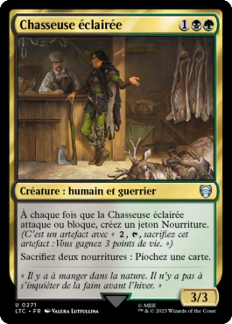 Chasseuse éclairée — Tales of Middle-earth Commander — Magic: The Gathering