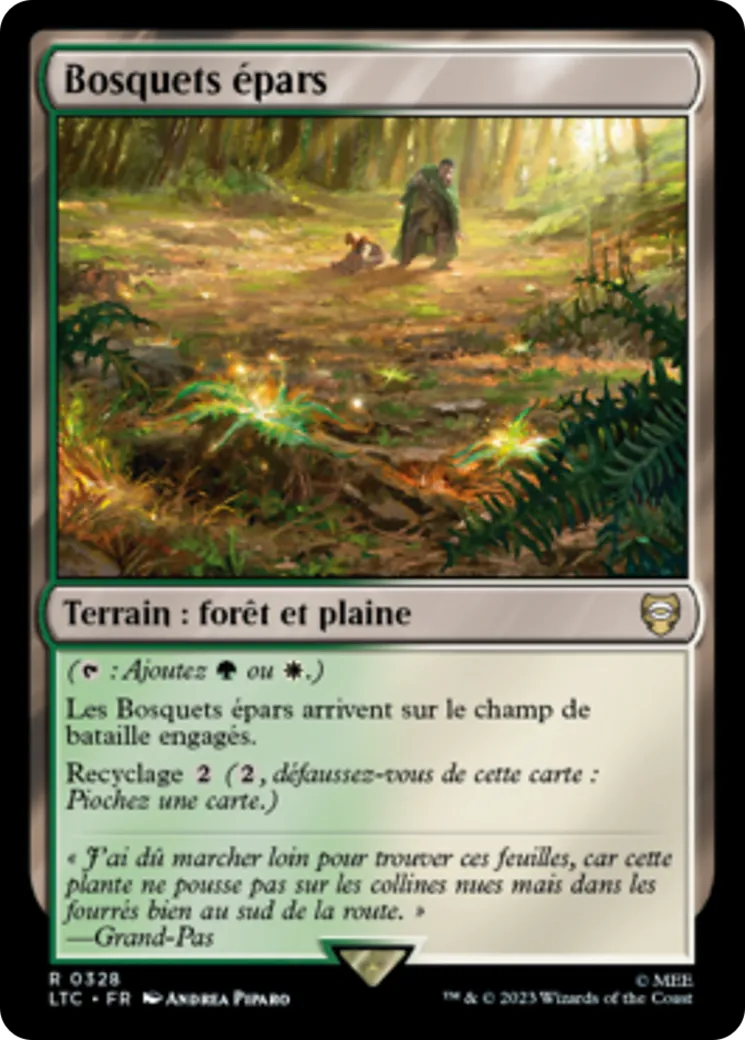 Bosquets épars — Tales of Middle-earth Commander — Magic: The Gathering