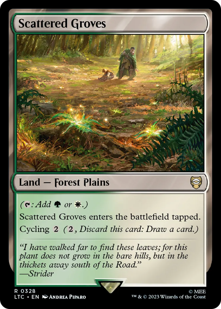 Scattered Groves — Tales of Middle-earth Commander — Magic: The Gathering